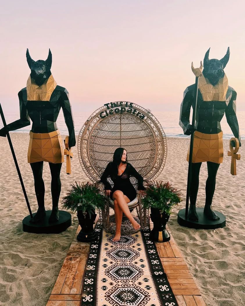Geometric Anubis Sculptures